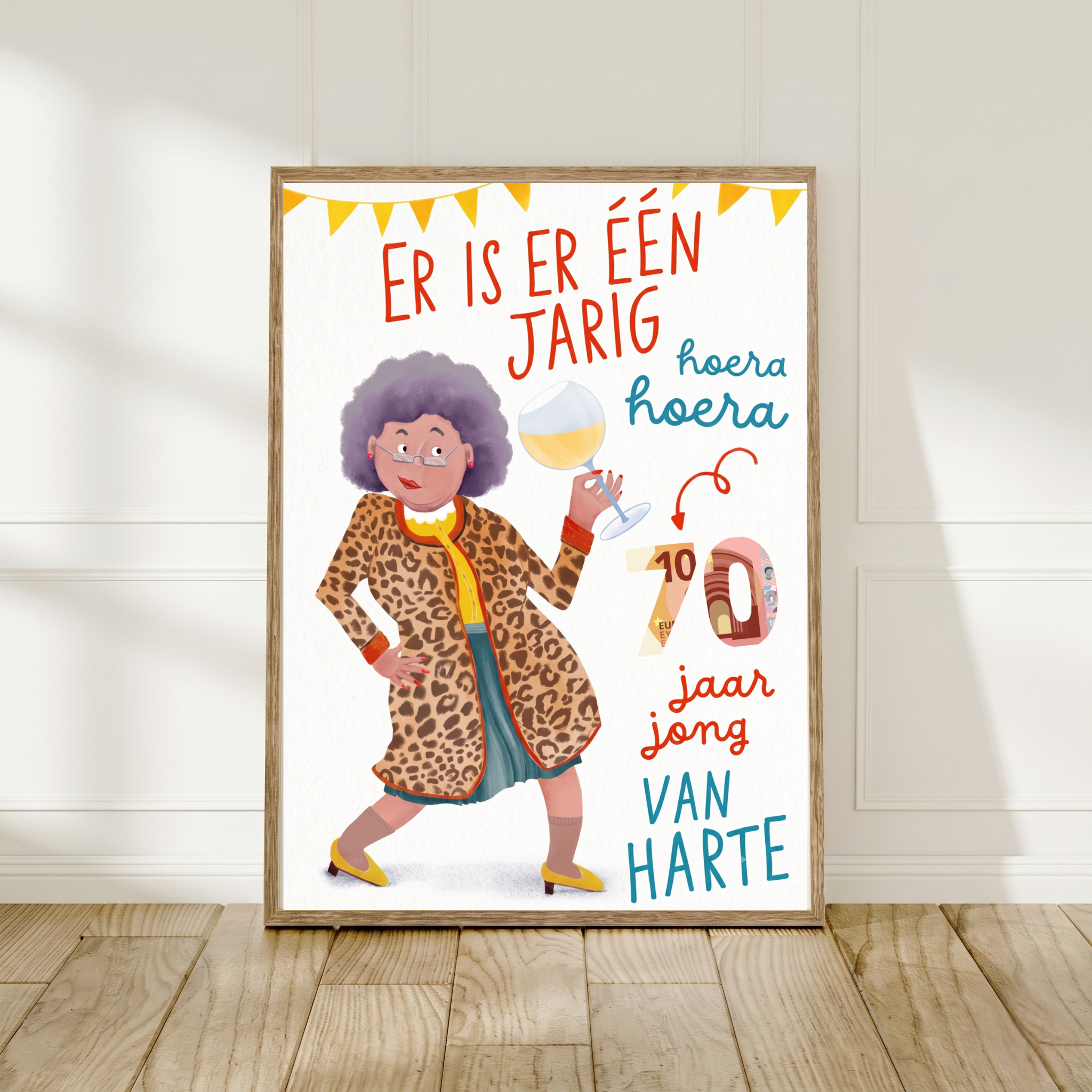 Er is iemand 70 jaar geworden