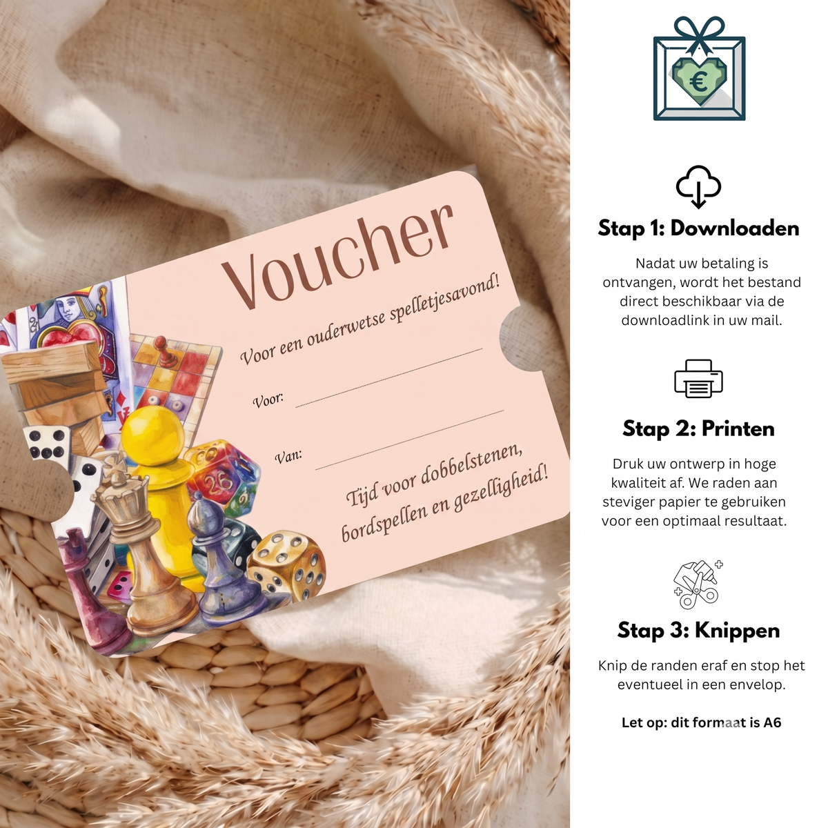 Spelletjesavond voucher