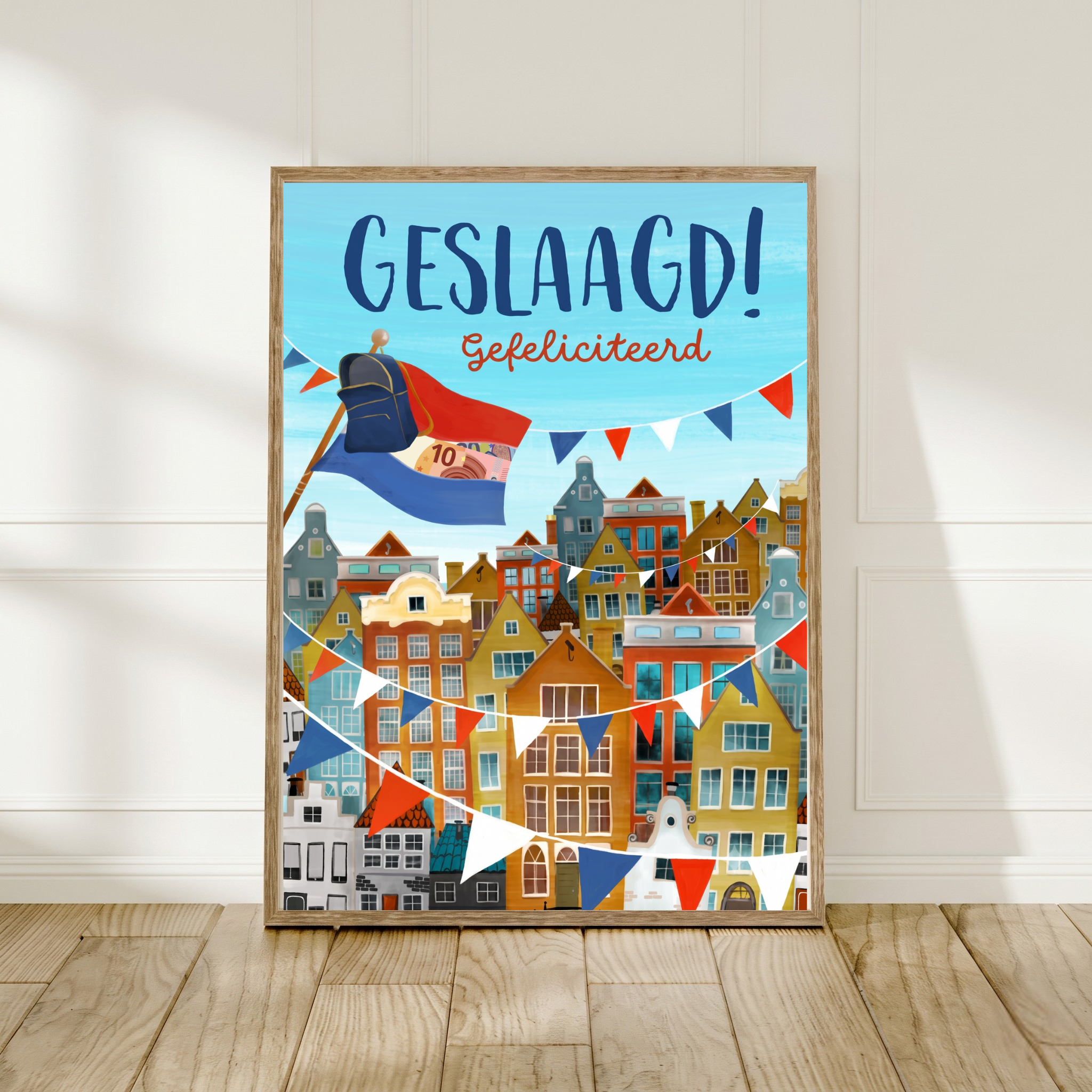 Geslaagd! De vlag mag uit!
