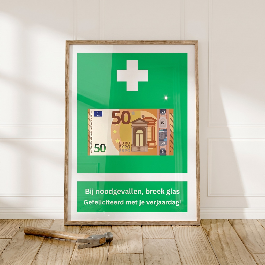 Bij noodgevallen, breek glas