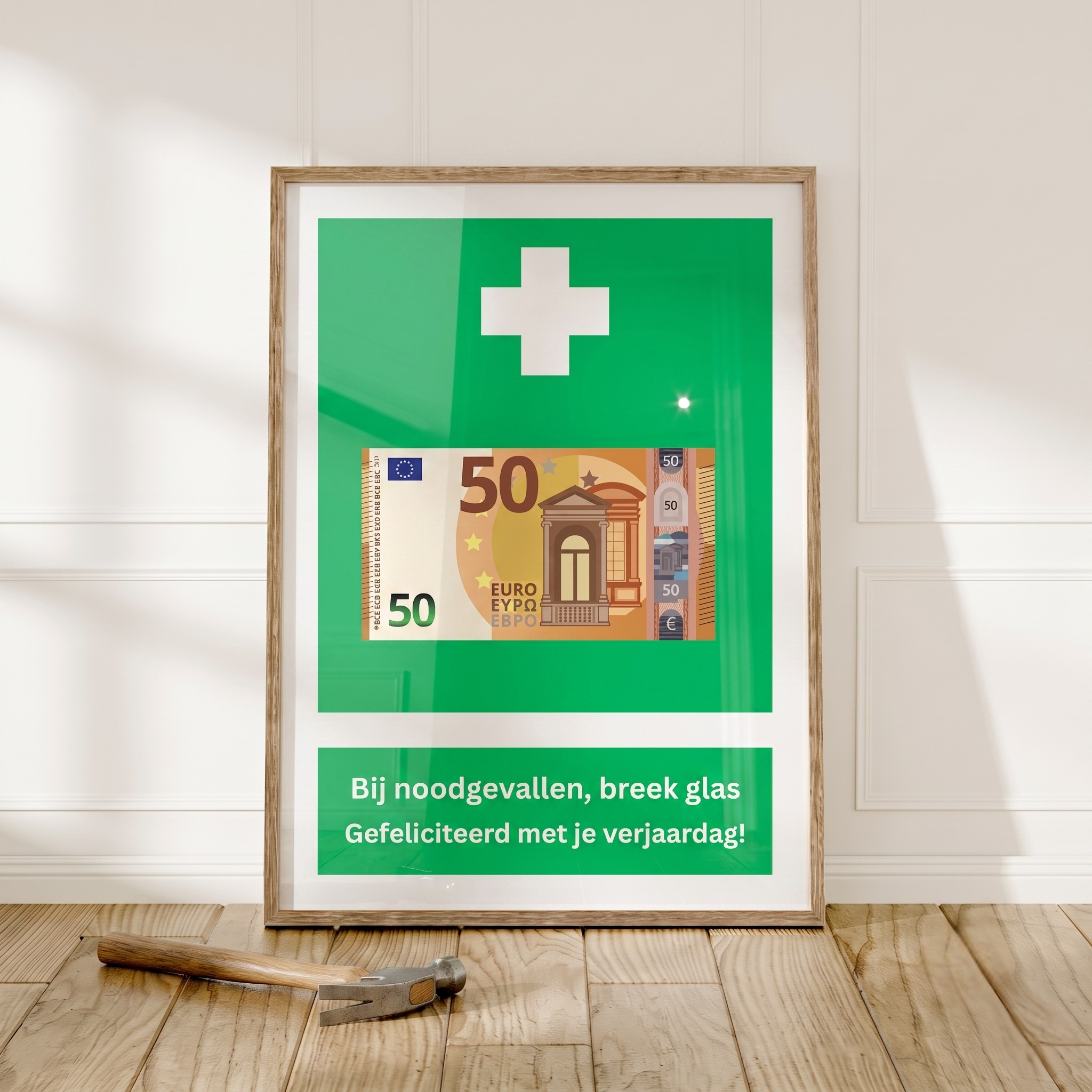 Bij noodgevallen, breek glas