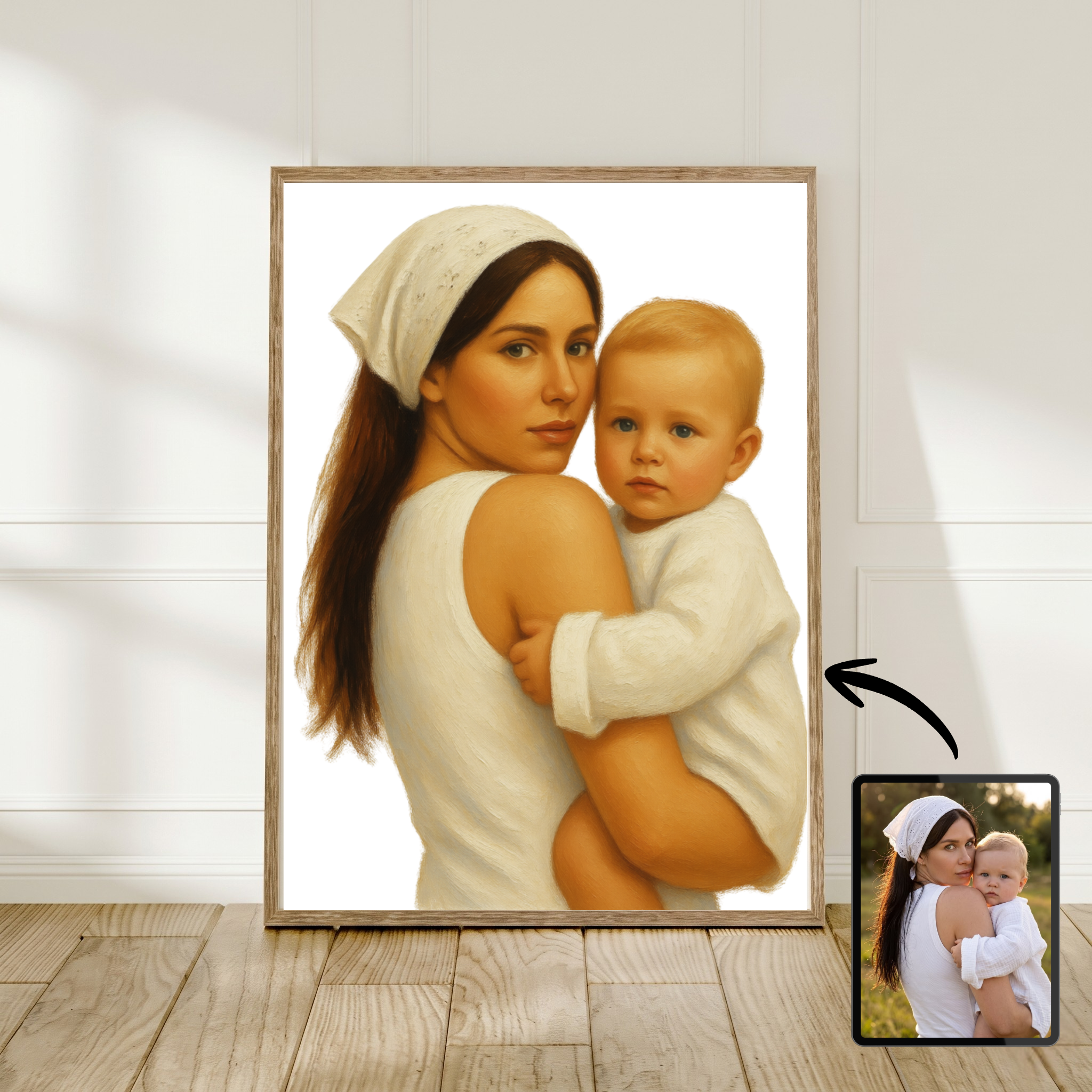 Gepersonaliseerd Fotocadeau In Verf